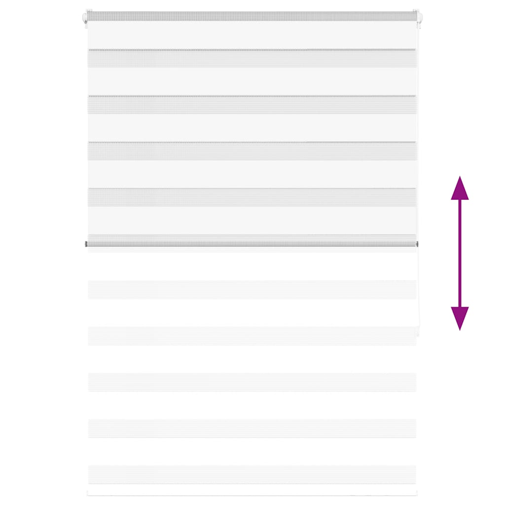 Ζέβρα τυφλή Καφέ Πλάτος υφάσματος 90,9 εκ. Πολυεστέρας