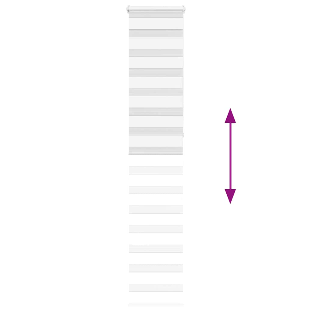 Ζέβρα τυφλή Λευκό Πλάτος υφάσματος 45,9 εκ. Πολυεστέρας - Pakobazaar