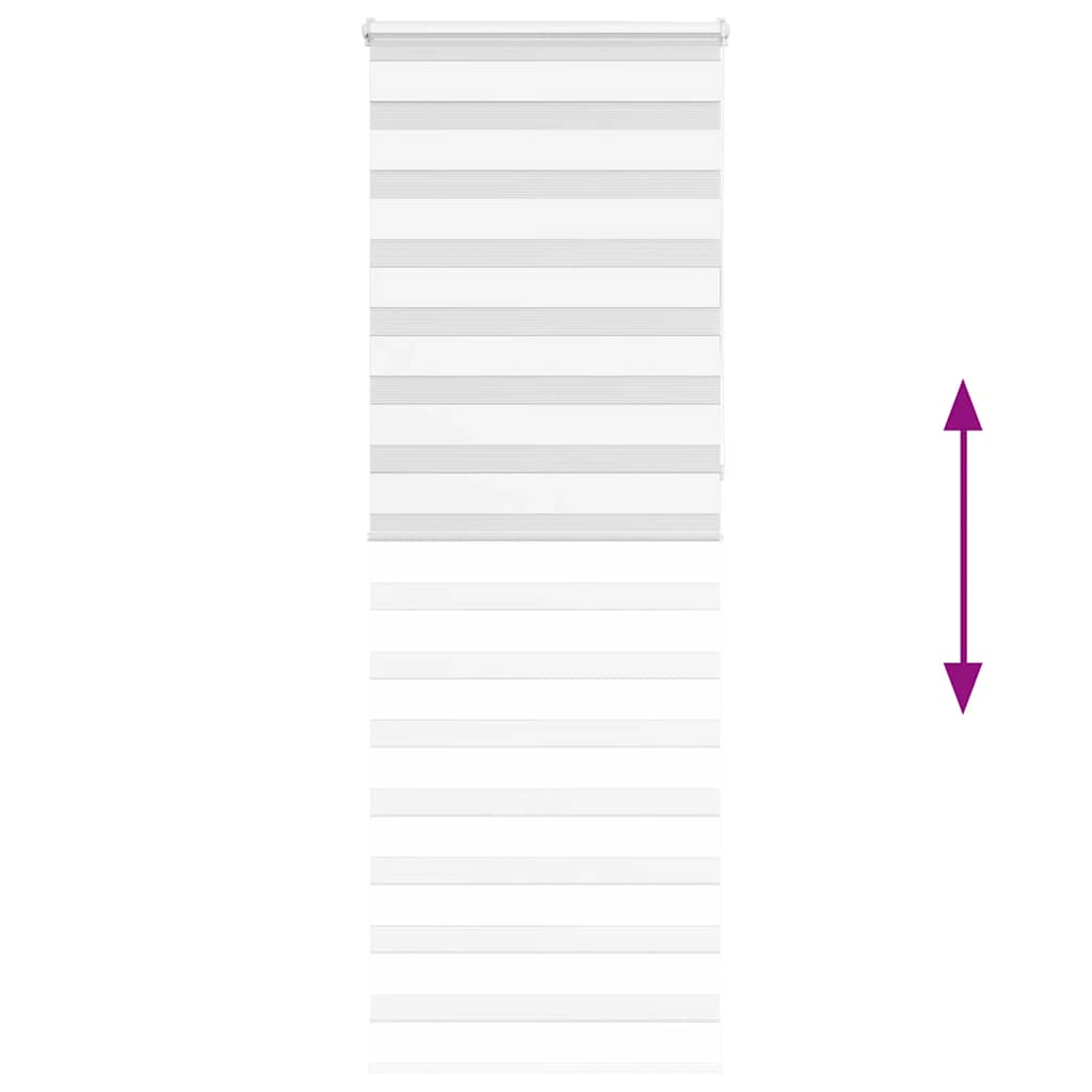 Ζέβρα τυφλή Λευκό Πλάτος υφάσματος 70,9 εκ. Πολυεστέρας - Pakobazaar