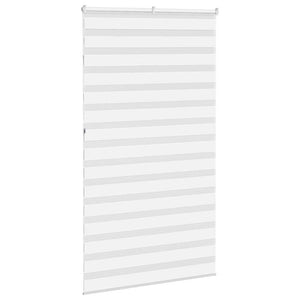 Ζέβρα τυφλή Λευκό Πλάτος υφάσματος 130,9 εκ. Πολυεστέρας