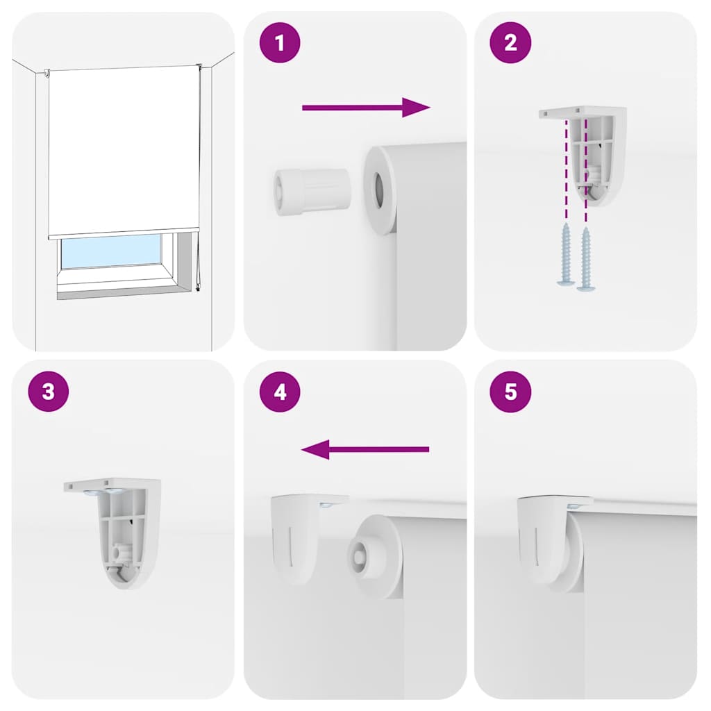 Κουρτίνα Μπάνιου Ρολό 120x240 εκ. Πλάτος υφάσματος 116 εκ.