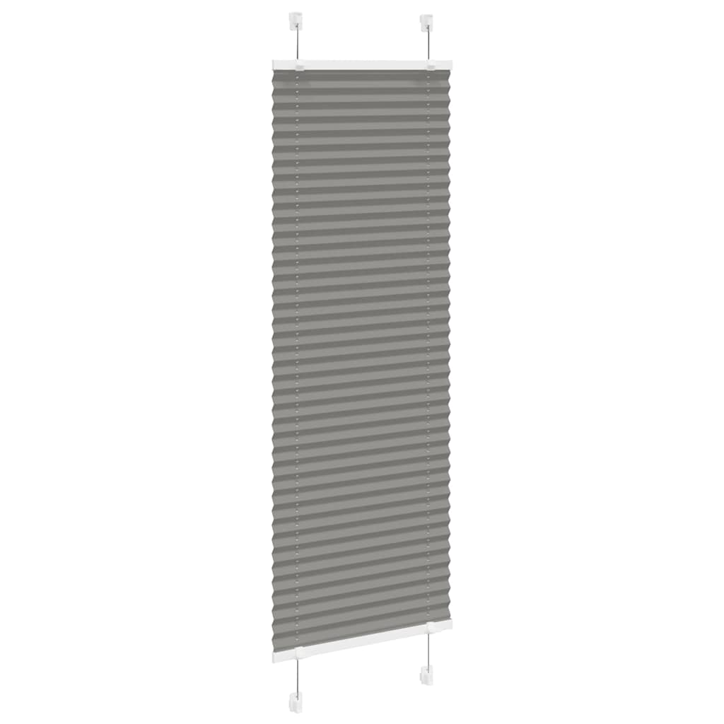 Πλισέ περσίδα Ανθρακί 45x100 cm Πλάτος υφάσματος 44,4 cm