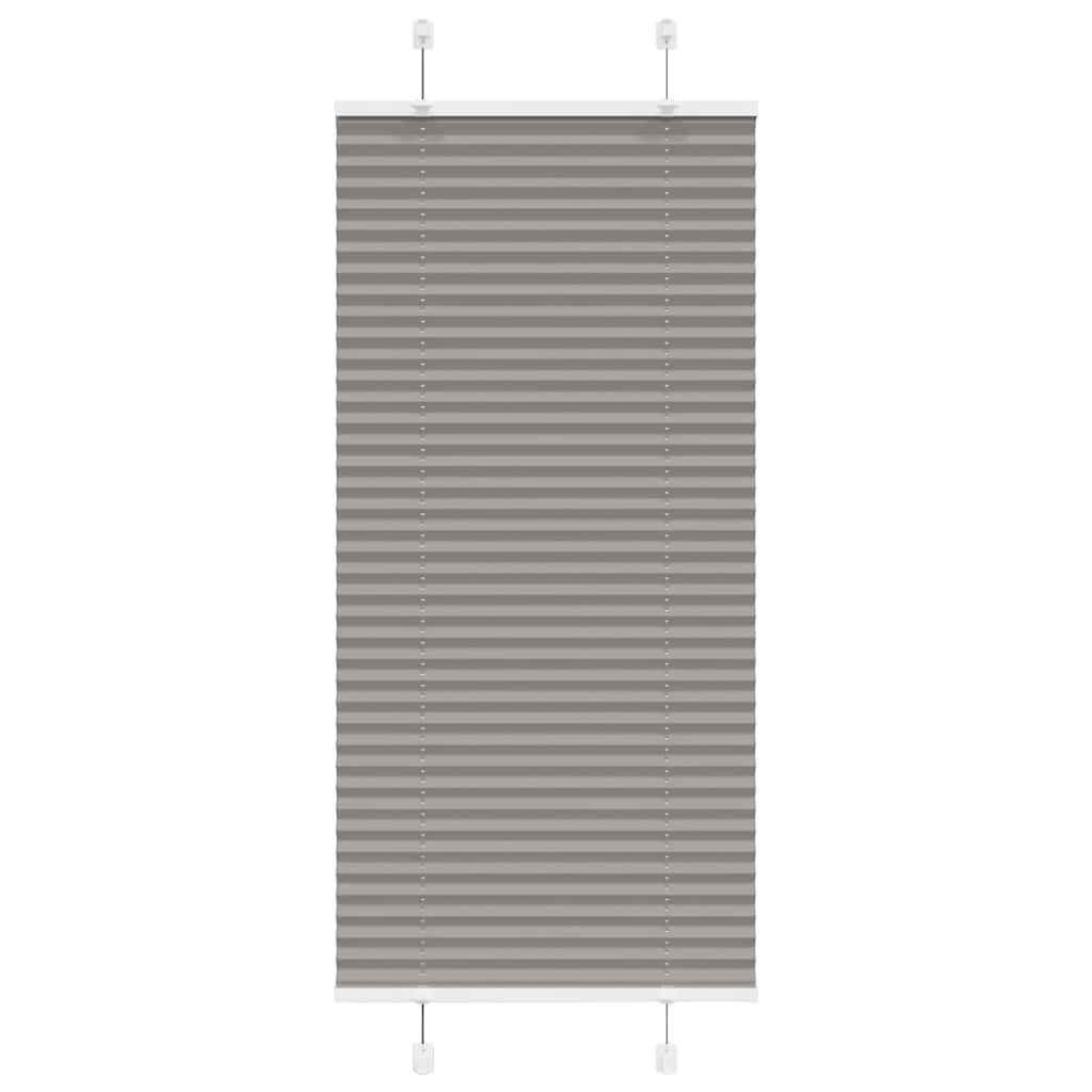 Πλισέ περσίδα Ανθρακί 60x100 cm Πλάτος υφάσματος 59,4 cm - Pakobazaar