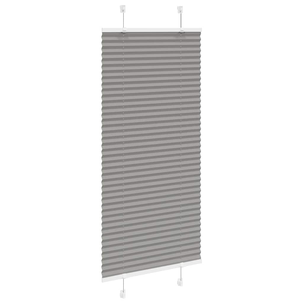 Πλισέ περσίδα Ανθρακί 60x100 cm Πλάτος υφάσματος 59,4 cm - Pakobazaar