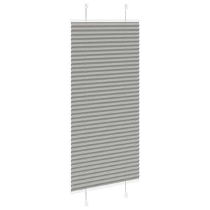 Πλισέ περσίδα Ανθρακί 60x100 cm Πλάτος υφάσματος 59,4 cm - Pakobazaar