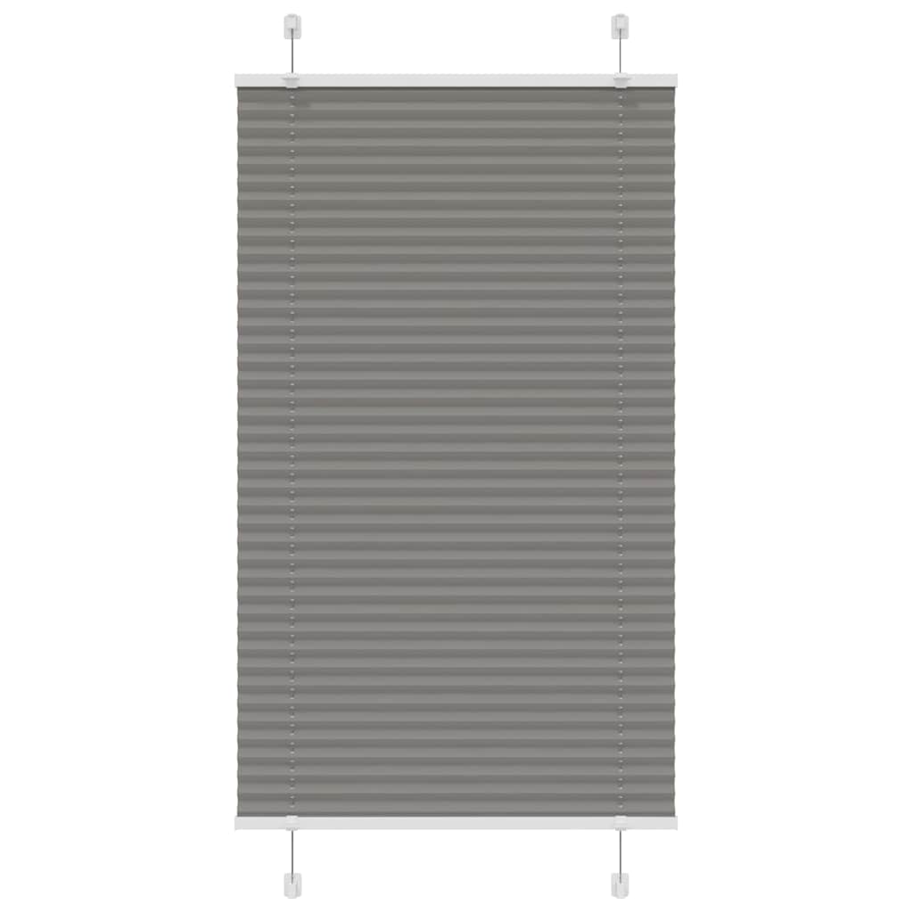 Πλισέ περσίδα Ανθρακί 70x100 cm Πλάτος υφάσματος 69,4 cm