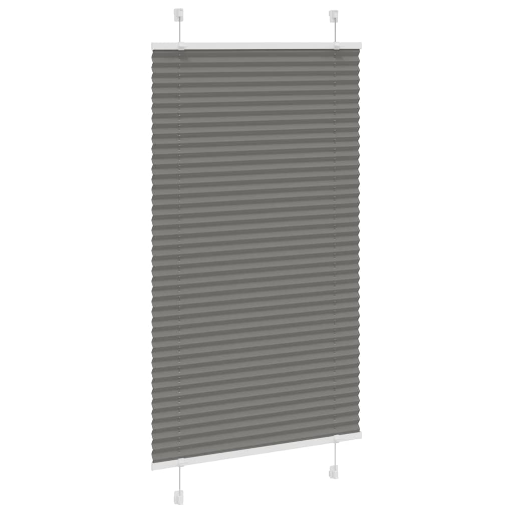 Πλισέ περσίδα Ανθρακί 70x100 cm Πλάτος υφάσματος 69,4 cm