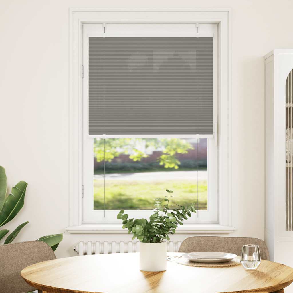 Πλισέ περσίδα Ανθρακί 75x100 cm Πλάτος υφάσματος 74,4 cm