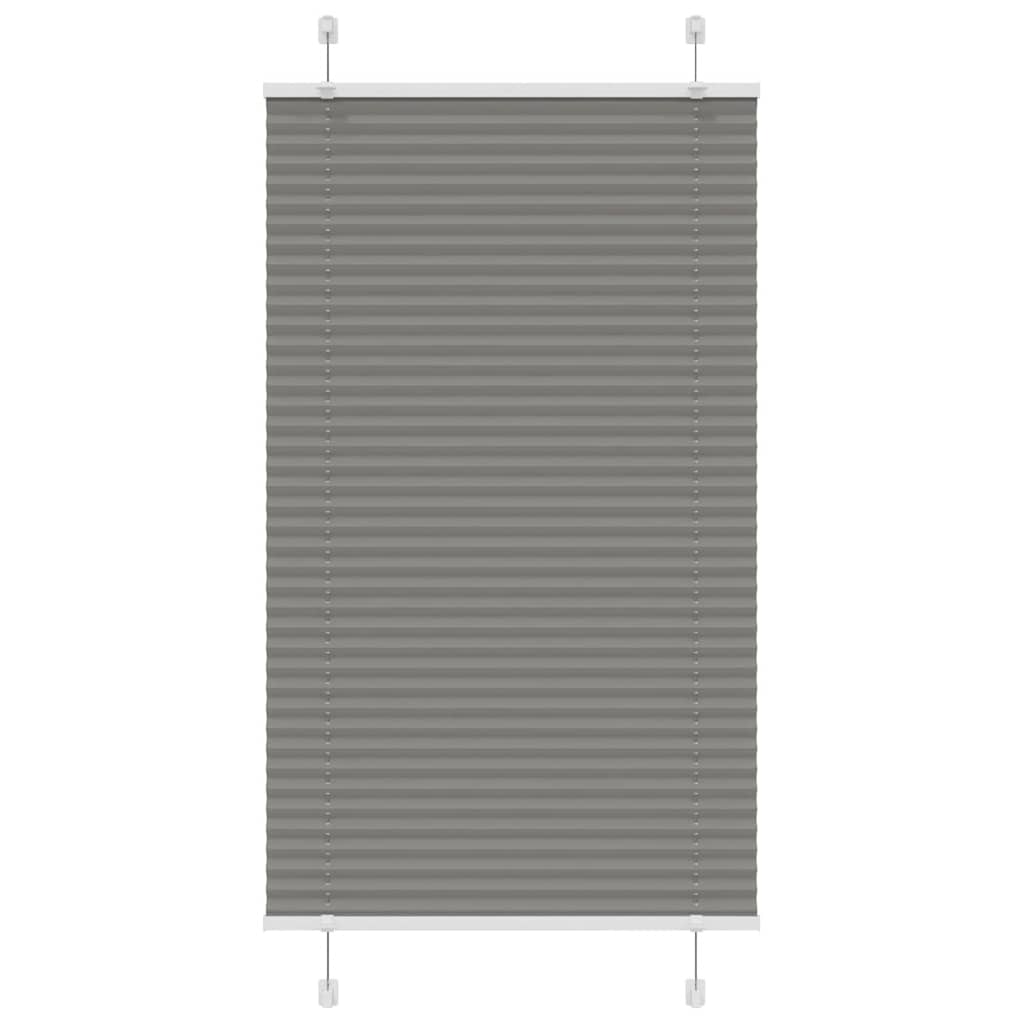Πλισέ περσίδα Ανθρακί 80x100 cm Πλάτος υφάσματος 79,4 cm
