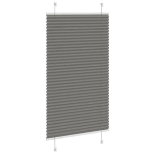 Πλισέ περσίδα Ανθρακί 80x100 cm Πλάτος υφάσματος 79,4 cm