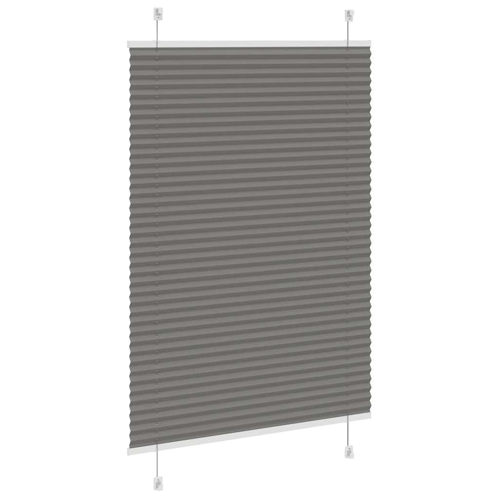 Πλισέ περσίδα Ανθρακί 85x100 cm Πλάτος υφάσματος 84,4 cm