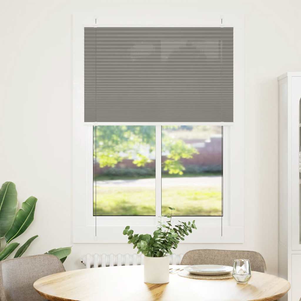 Πλισέ περσίδα Ανθρακί 95x100 cm Πλάτος υφάσματος 94,4 cm