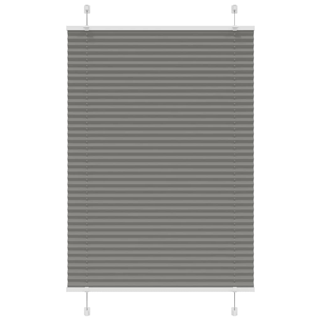 Πλισέ περσίδα Ανθρακί 100x100 cm Πλάτος υφάσματος 99,4 cm