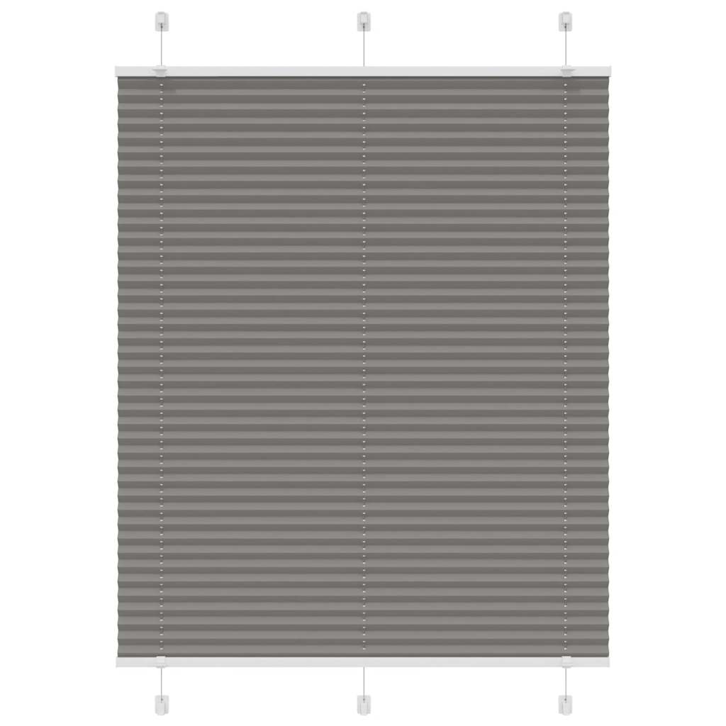 Πλισέ περσίδα Ανθρακί 105x100 cm Πλάτος υφάσματος 104,4 cm