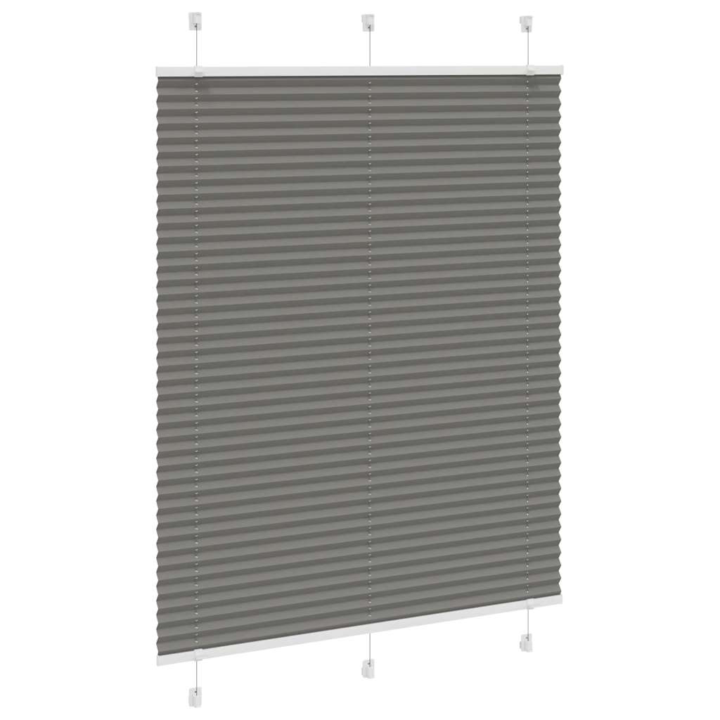 Πλισέ περσίδα Ανθρακί 105x100 cm Πλάτος υφάσματος 104,4 cm