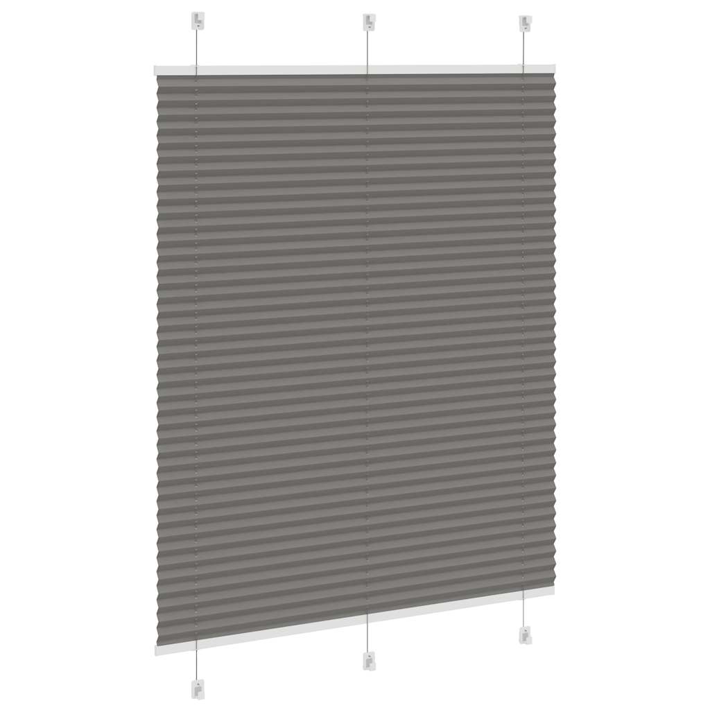 Πλισέ περσίδα Ανθρακί 105x100 cm Πλάτος υφάσματος 104,4 cm