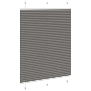 Πλισέ περσίδα Ανθρακί 110x100 cm Πλάτος υφάσματος 109,4 cm - Pakobazaar