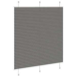 Πλισέ περσίδα Ανθρακί 120x100 cm Πλάτος υφάσματος 119,4 cm