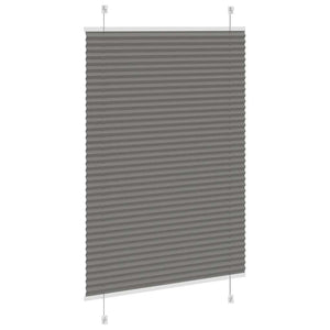 Πλισέ περσίδα Ανθρακί 90x150 cm Πλάτος υφάσματος 89,4 cm