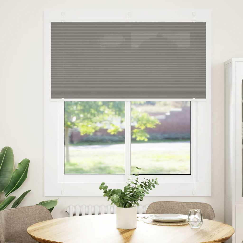 Πλισέ περσίδα Ανθρακί 115x150 cm Πλάτος υφάσματος 114,4 cm - Pakobazaar