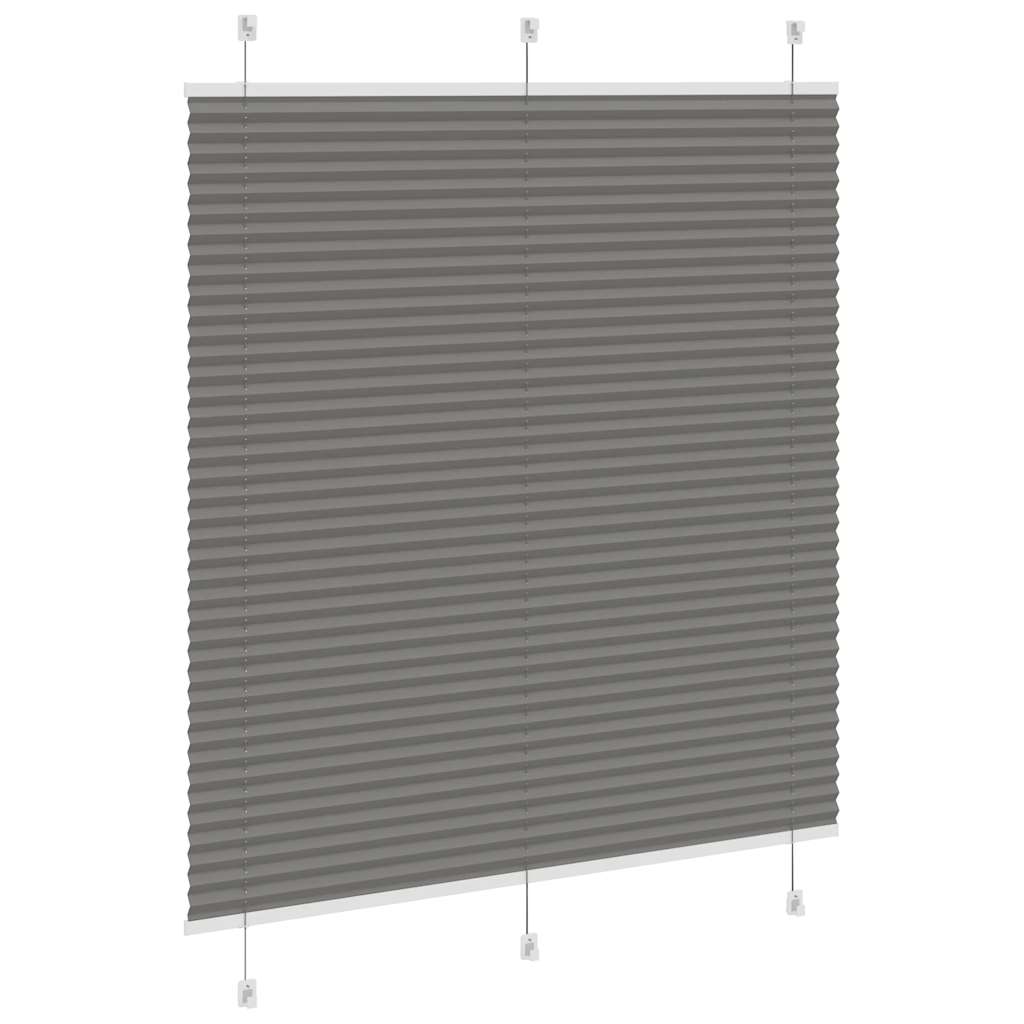 Πλισέ περσίδα Ανθρακί 120x150 cm Πλάτος υφάσματος 119,4 cm