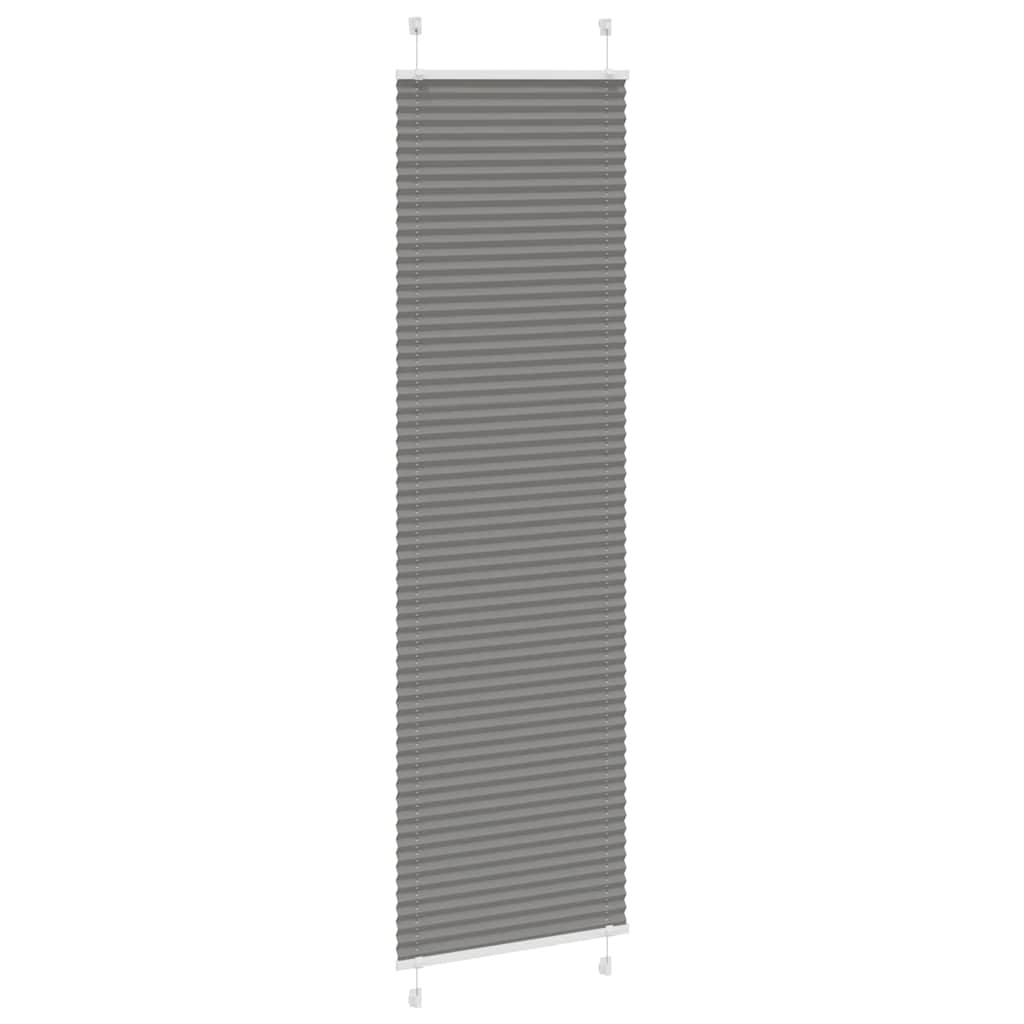 Πλισέ περσίδα Ανθρακί 65x200 cm Πλάτος υφάσματος 64,4 cm