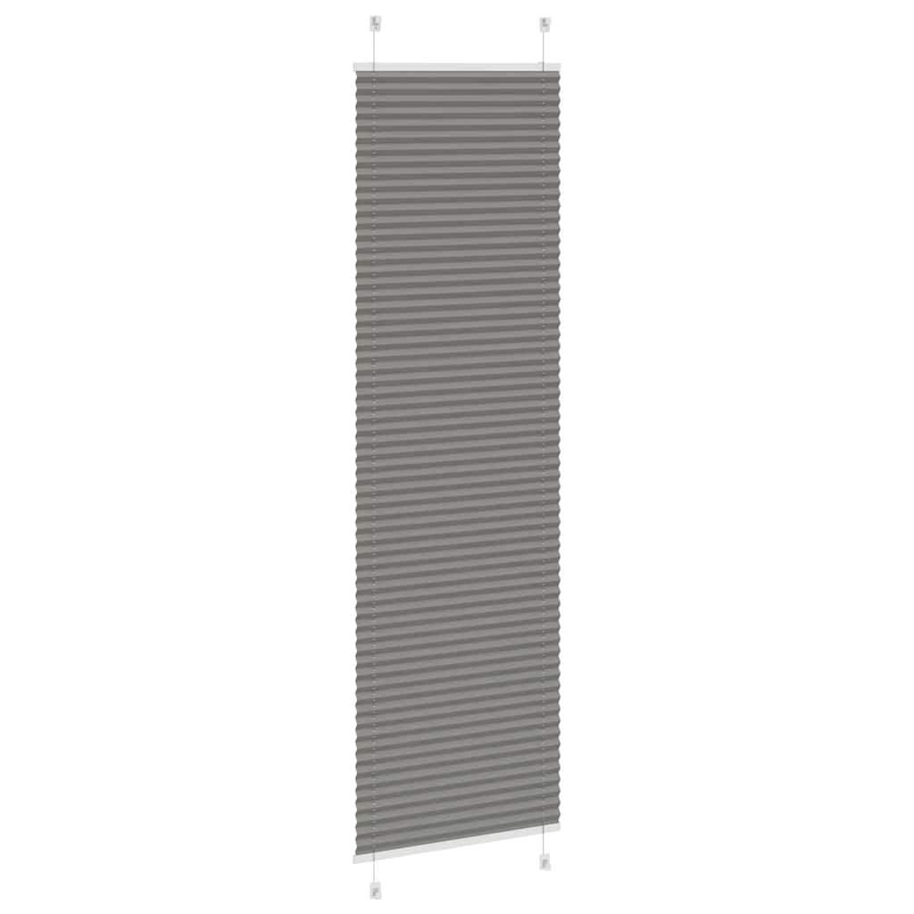Πλισέ περσίδα Ανθρακί 65x200 cm Πλάτος υφάσματος 64,4 cm