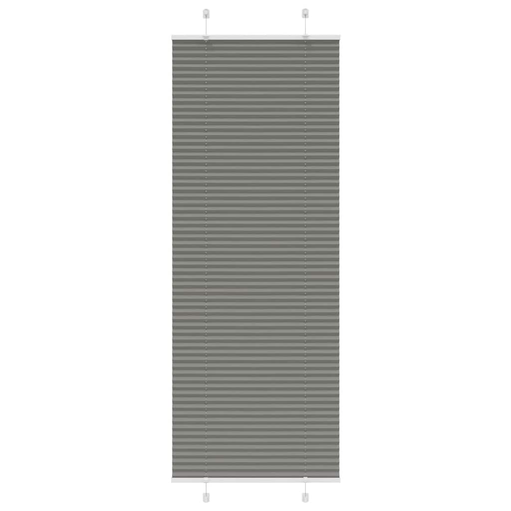 Πλισέ περσίδα Ανθρακί 80x200 cm Πλάτος υφάσματος 79,4 cm