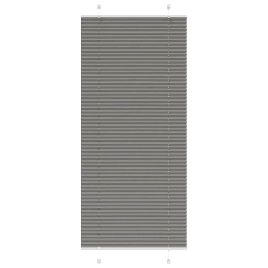 Πλισέ περσίδα Ανθρακί 85x200 cm Πλάτος υφάσματος 84,4 cm
