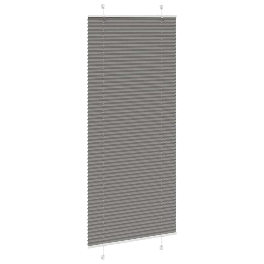 Πλισέ περσίδα Ανθρακί 85x200 cm Πλάτος υφάσματος 84,4 cm
