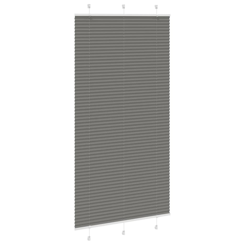 Πλισέ περσίδα Ανθρακί 105x200 cm Πλάτος υφάσματος 104,4 cm