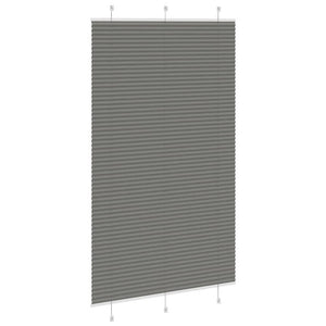 Πλισέ περσίδα Ανθρακί 120x200 cm Πλάτος υφάσματος 119,4 cm - Pakobazaar