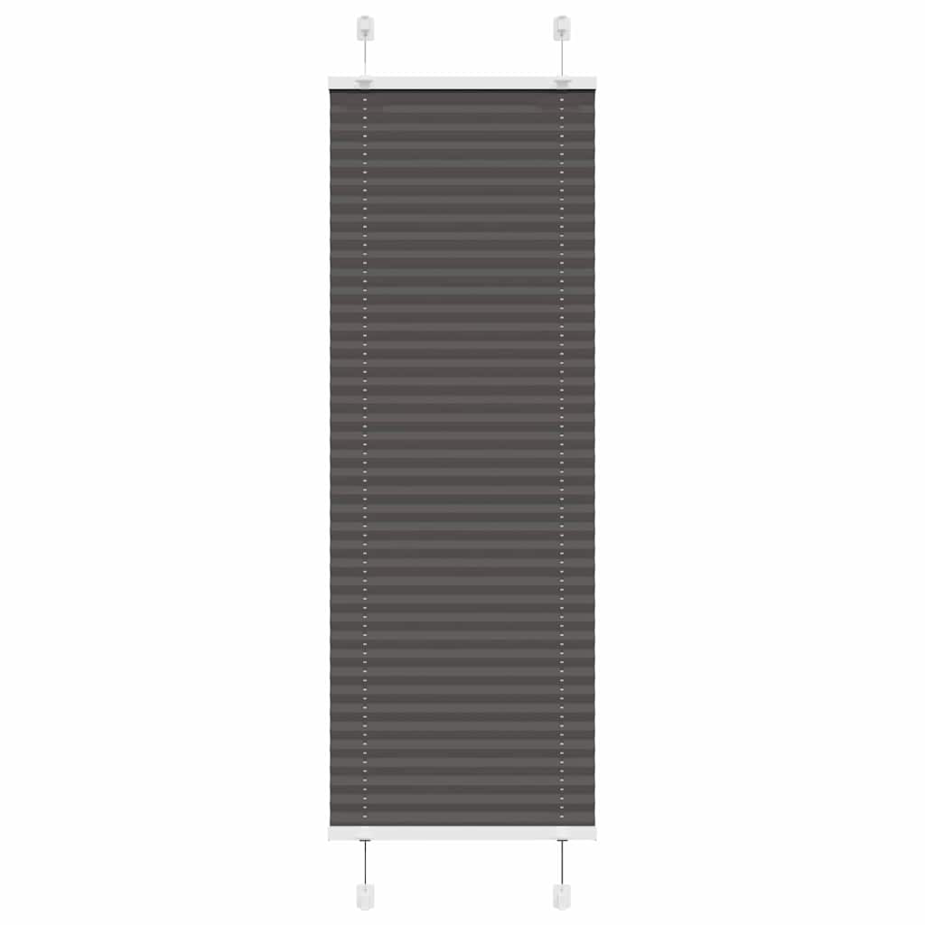 Πλισέ περσίδα Μαύρο 50x100 cm Πλάτος υφάσματος 49,4 cm