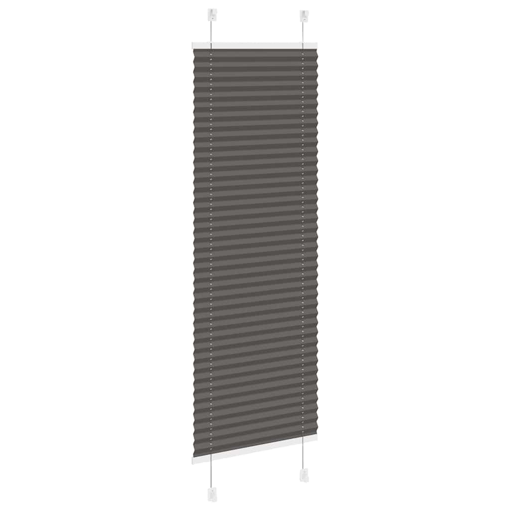 Πλισέ περσίδα Μαύρο 50x100 cm Πλάτος υφάσματος 49,4 cm