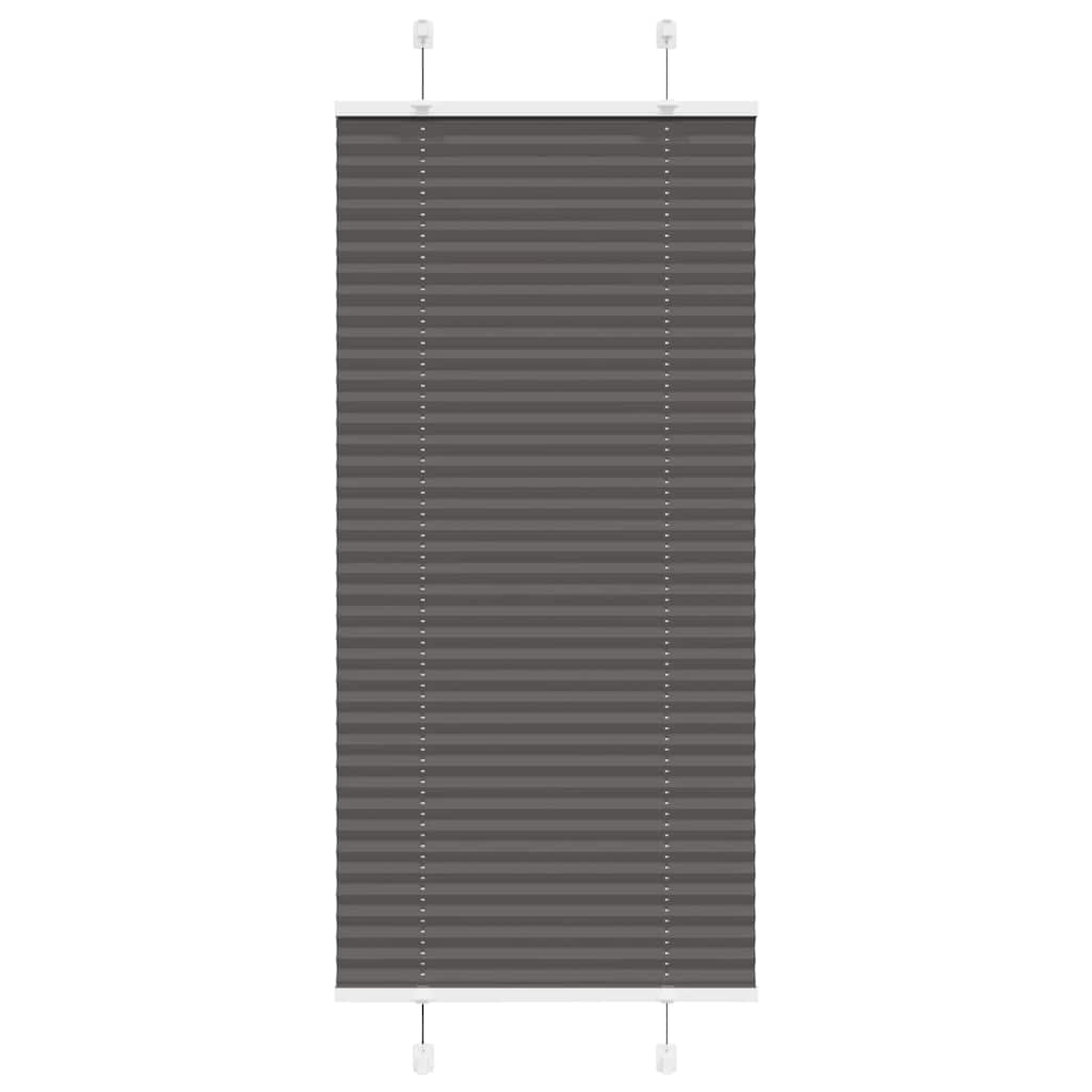 Πλισέ περσίδα Μαύρο 55x100 cm Πλάτος υφάσματος 54,4 cm