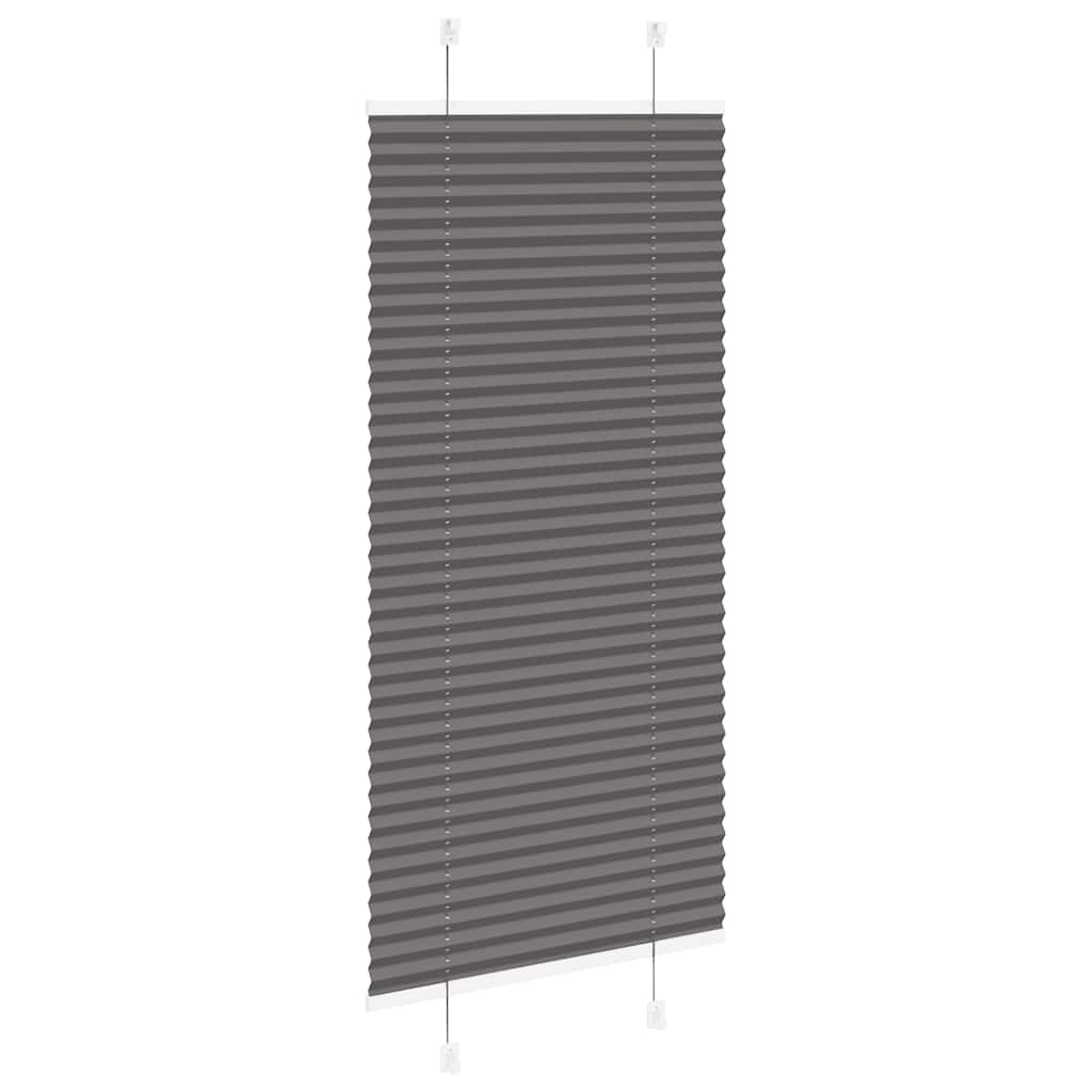 Πλισέ περσίδα Μαύρο 55x100 cm Πλάτος υφάσματος 54,4 cm