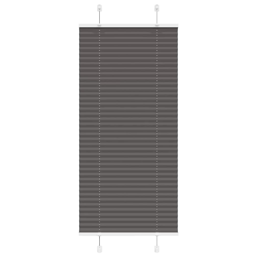 Πλισέ περσίδα Μαύρο 60x100 cm Πλάτος υφάσματος 59,4 cm