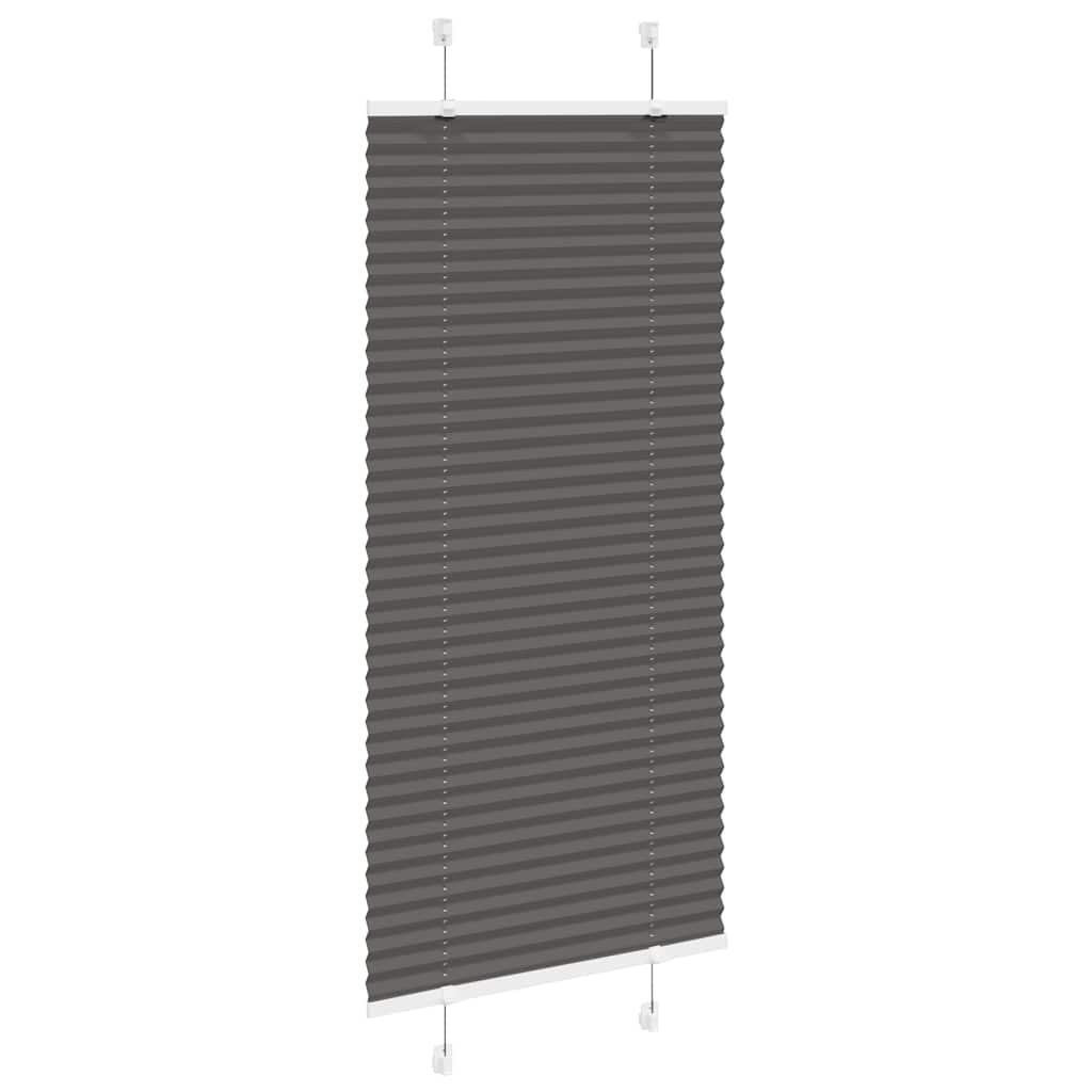 Πλισέ περσίδα Μαύρο 60x100 cm Πλάτος υφάσματος 59,4 cm