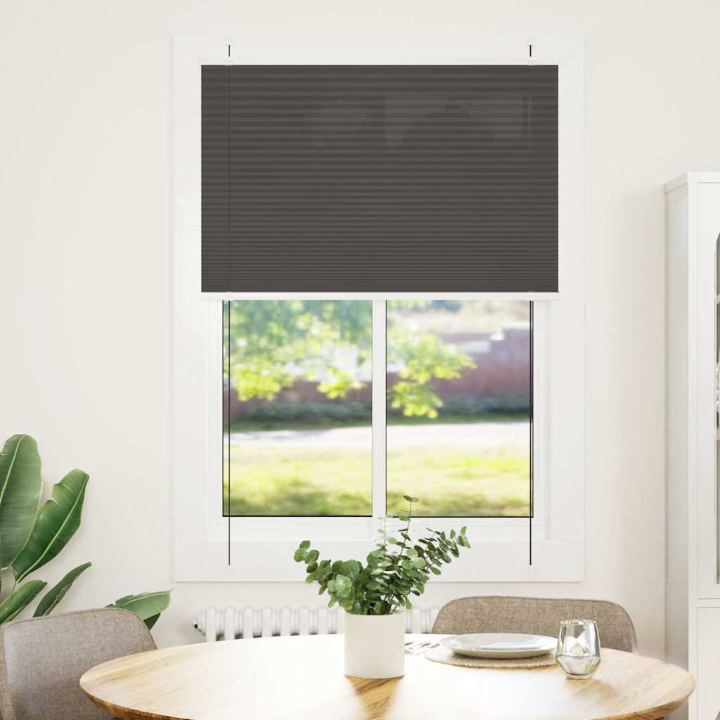 Πλισέ περσίδα Μαύρο 90x100 cm Πλάτος υφάσματος 89,4 cm