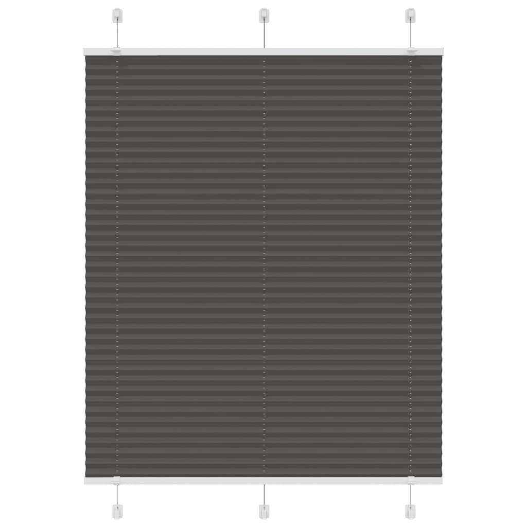 Πλισέ περσίδα Μαύρο 105x100 cm Πλάτος υφάσματος 104,4 cm