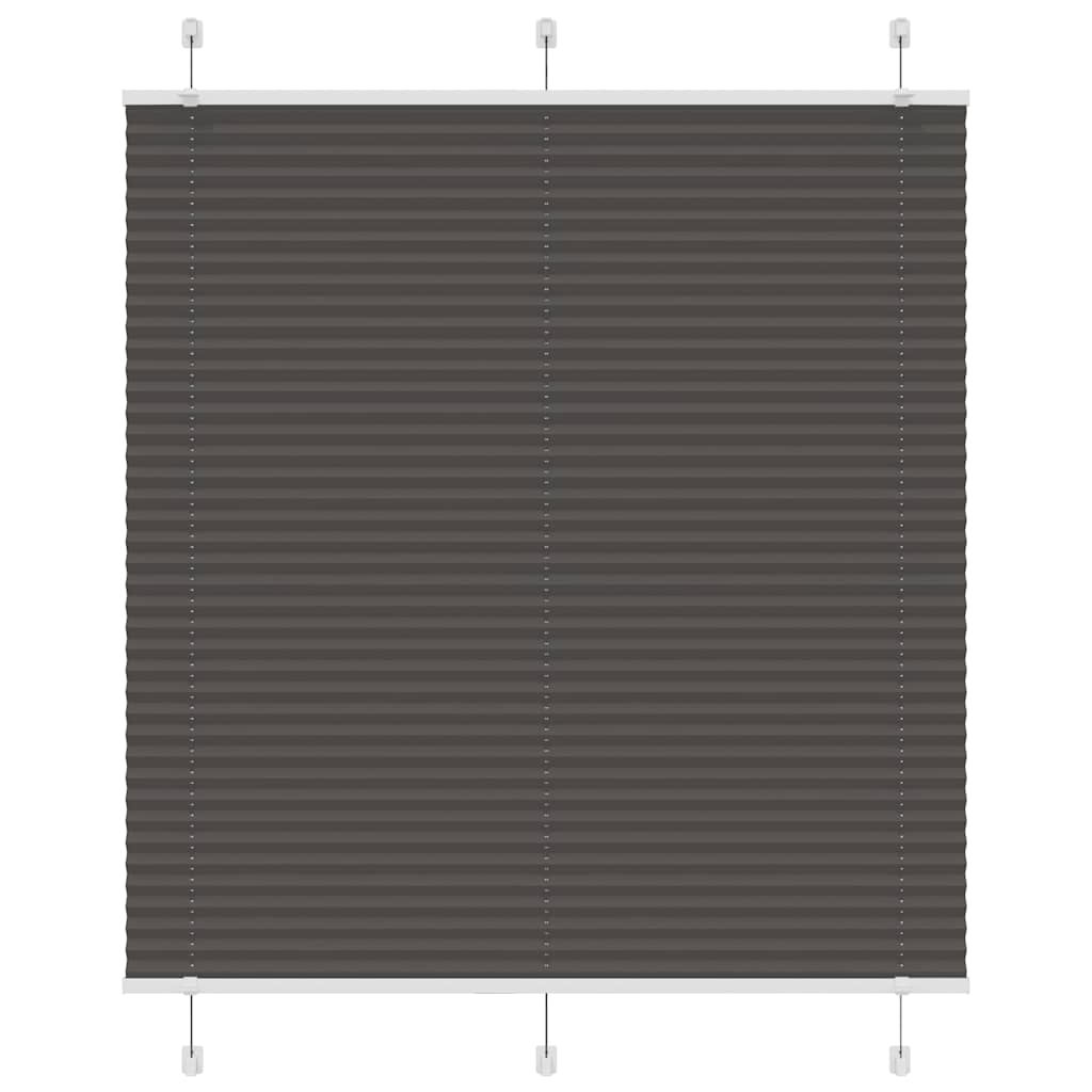 Πλισέ περσίδα Μαύρο 115x100 cm Πλάτος υφάσματος 114,4 cm