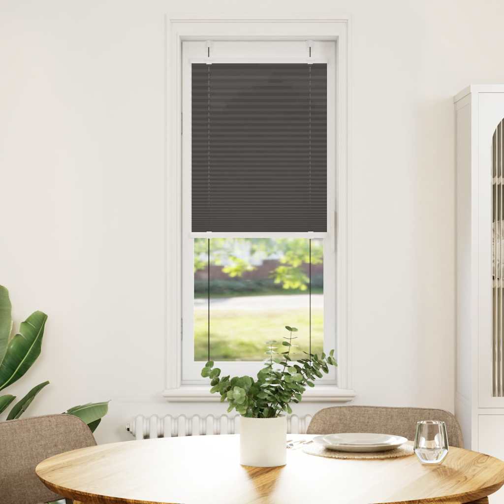 Πλισέ περσίδα Μαύρο 45x150 cm Πλάτος υφάσματος 44,4 cm