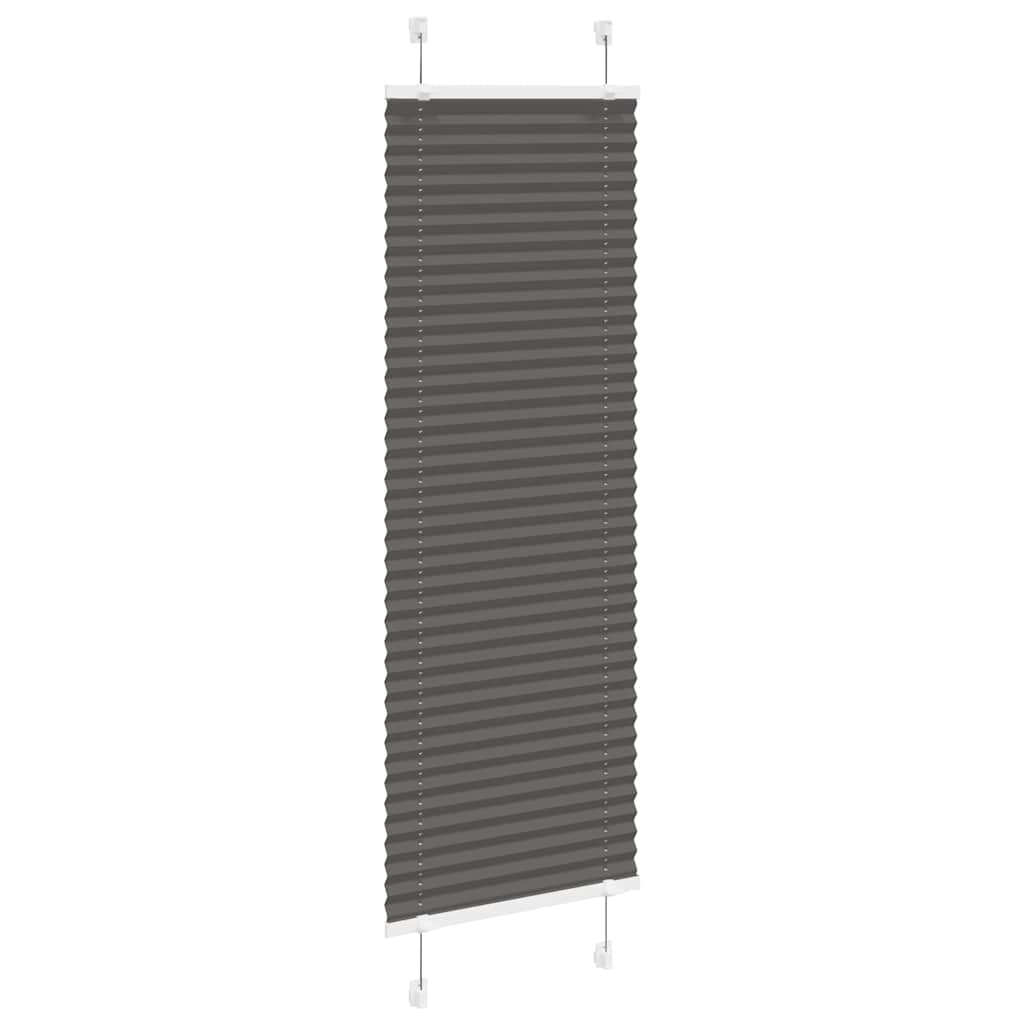 Πλισέ περσίδα Μαύρο 45x150 cm Πλάτος υφάσματος 44,4 cm