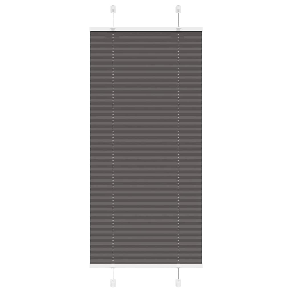 Πλισέ περσίδα Μαύρο 65x150 cm Πλάτος υφάσματος 64,4 cm - Pakobazaar