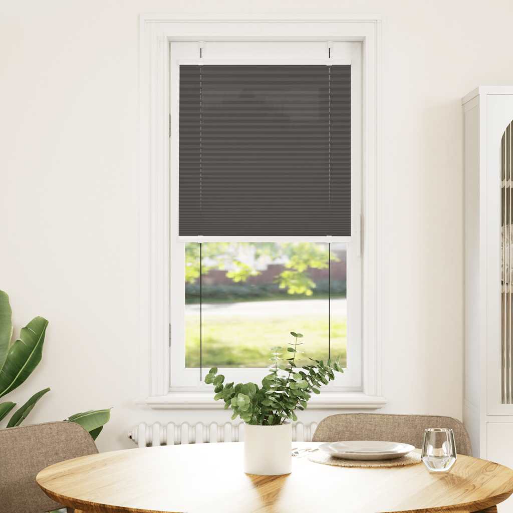 Πλισέ περσίδα Μαύρο 65x150 cm Πλάτος υφάσματος 64,4 cm - Pakobazaar