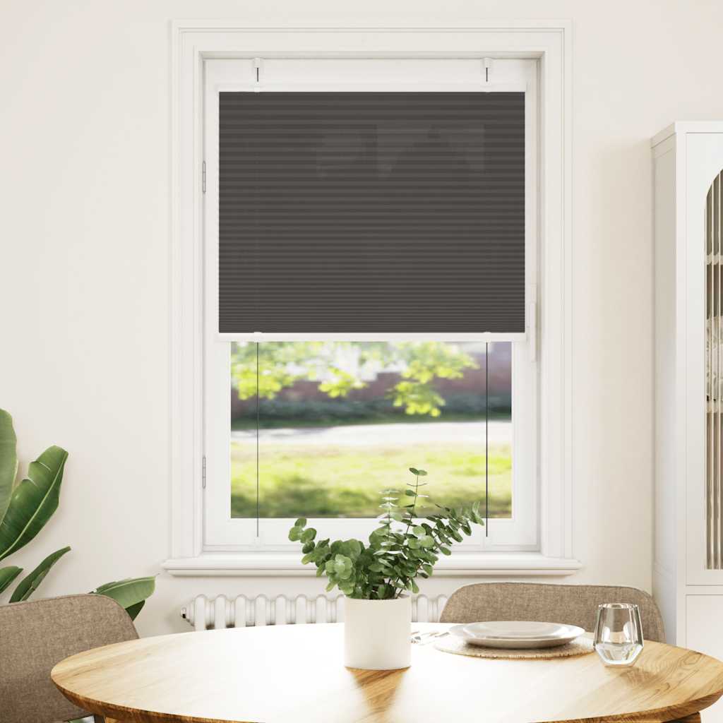 Πλισέ περσίδα Μαύρο 70x150 cm Πλάτος υφάσματος 69,4 cm - Pakobazaar