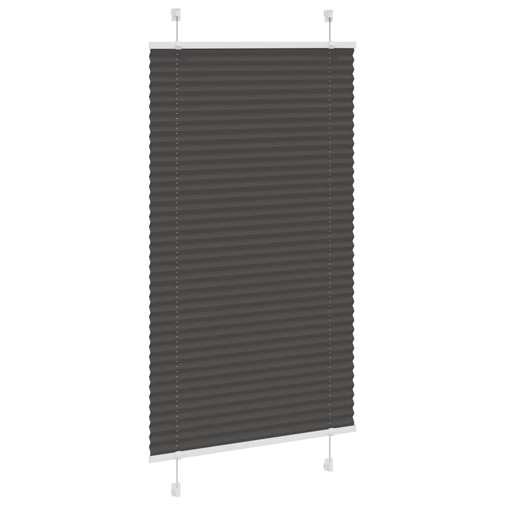 Πλισέ περσίδα Μαύρο 70x150 cm Πλάτος υφάσματος 69,4 cm - Pakobazaar