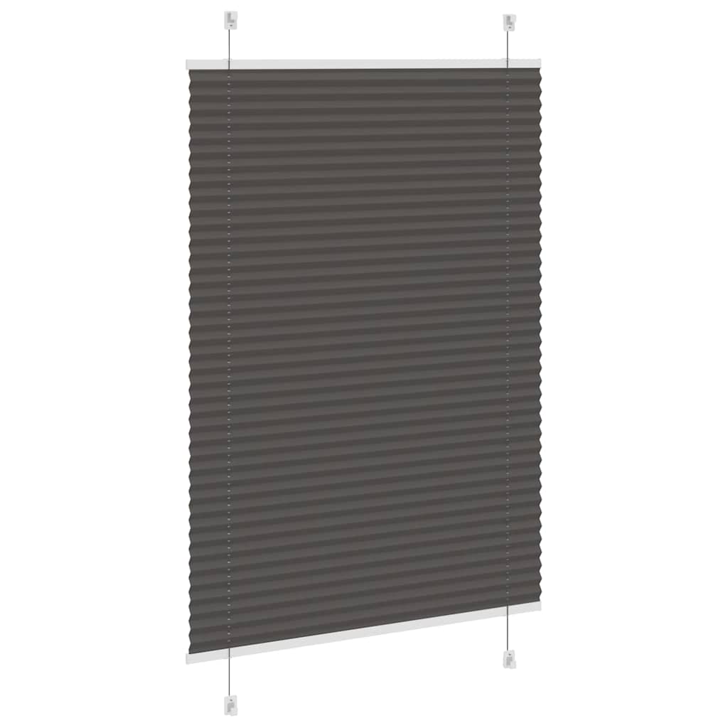 Πλισέ περσίδα Μαύρο 85x150 cm Πλάτος υφάσματος 84,4 cm
