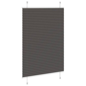 Πλισέ περσίδα Μαύρο 85x150 cm Πλάτος υφάσματος 84,4 cm