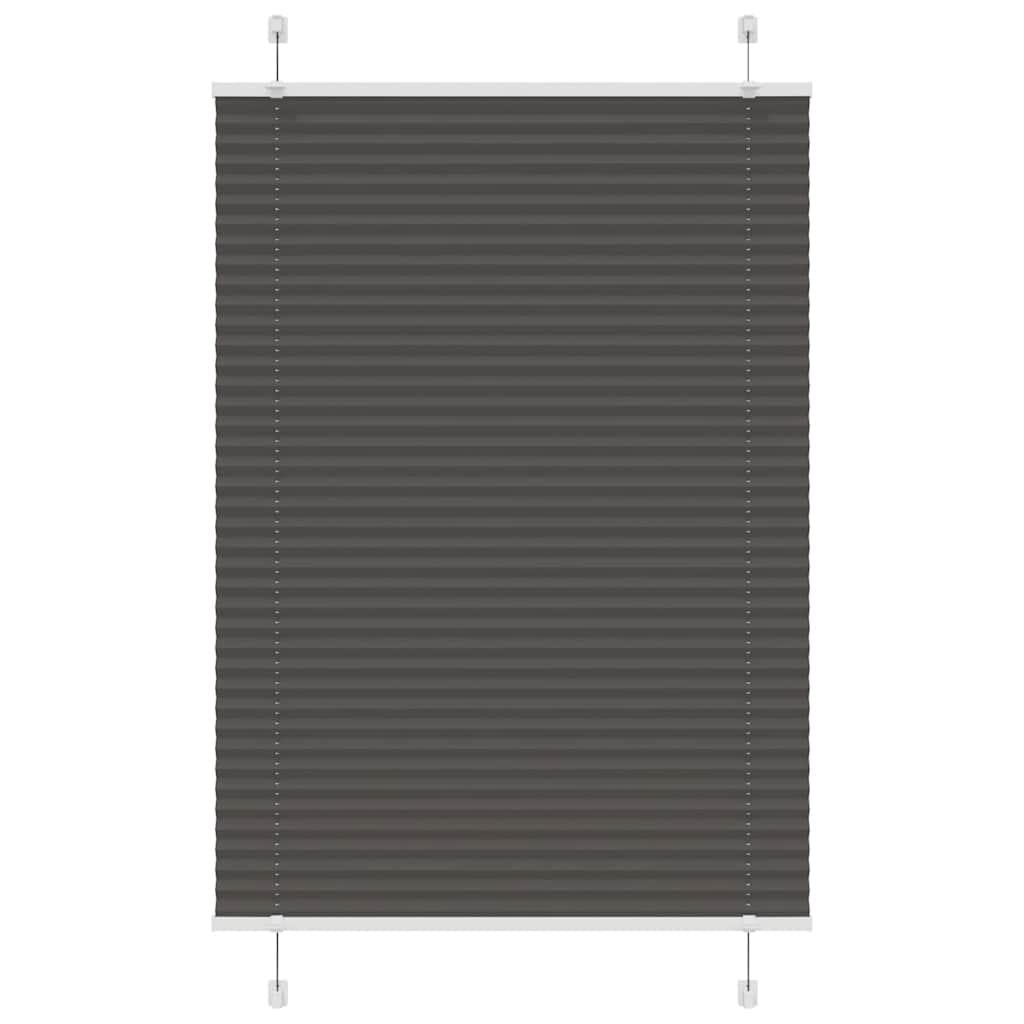 Πλισέ περσίδα Μαύρο 90x150 cm Πλάτος υφάσματος 89,4 cm